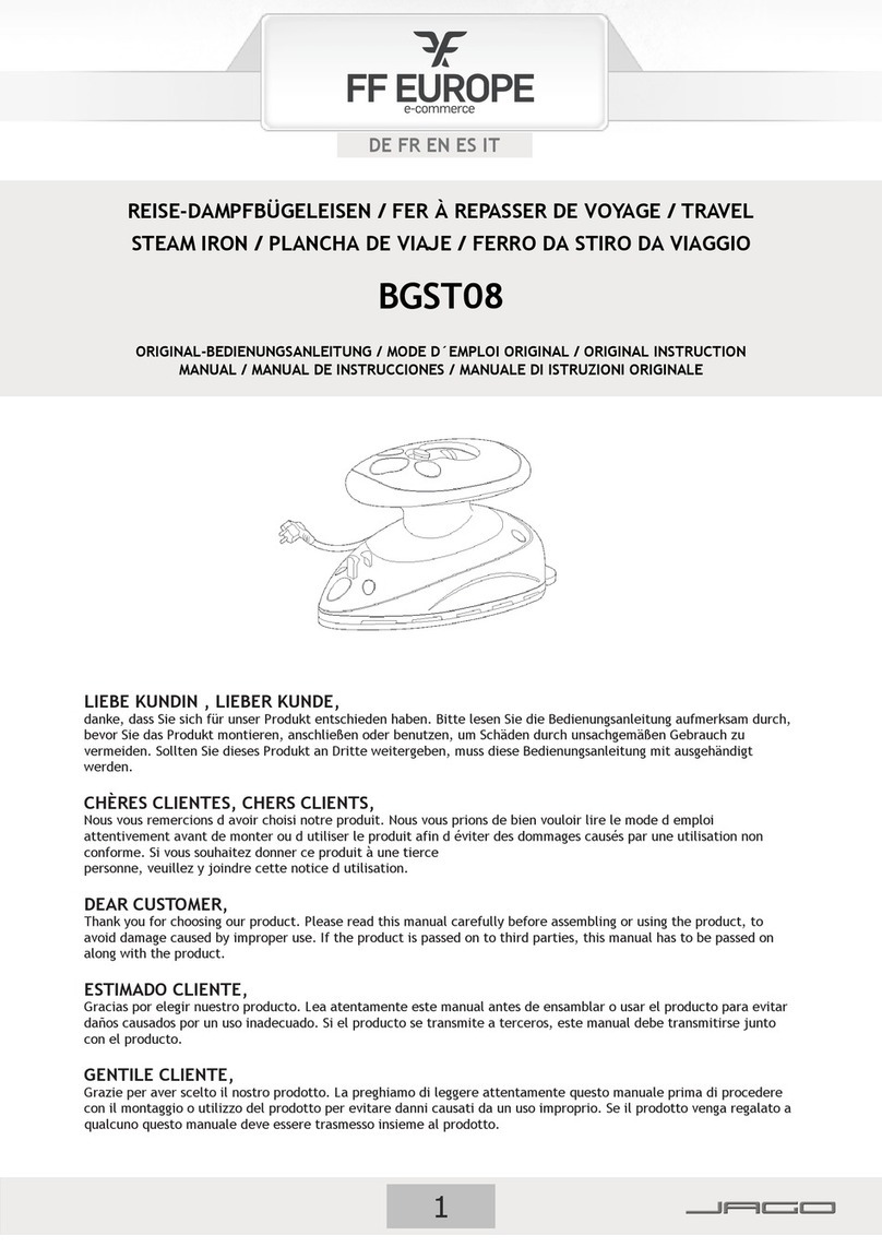 FF Europe BGST08 Original instruction manual
