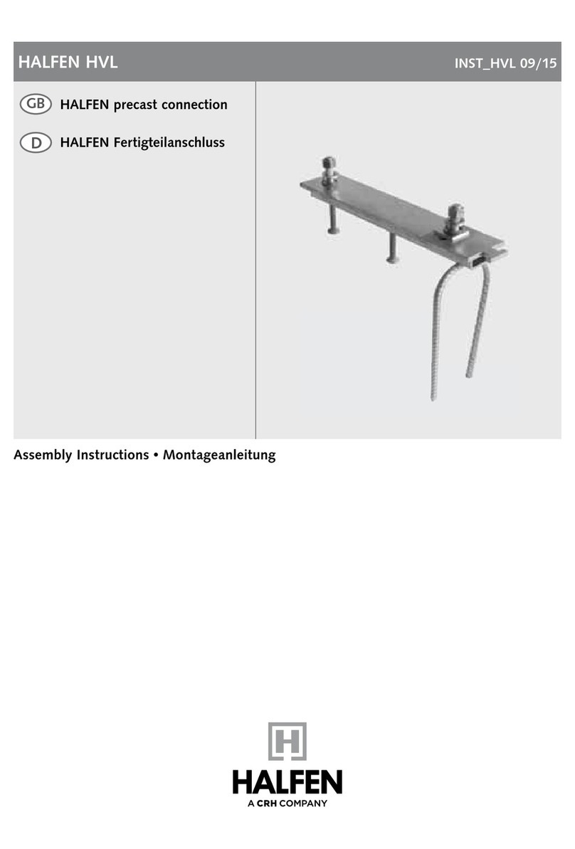 CRH HALFEN HVL User manual