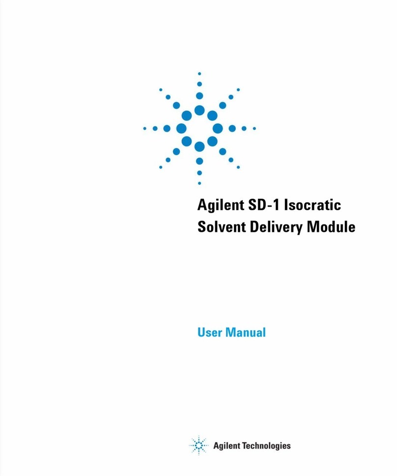 Agilent Technologies SD-1 User manual