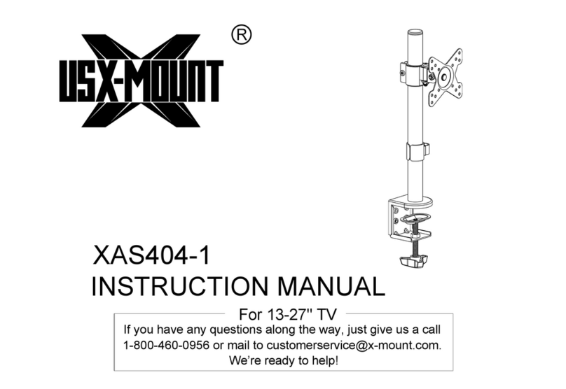 USX-MOUNT XAS404-1 instruction manual