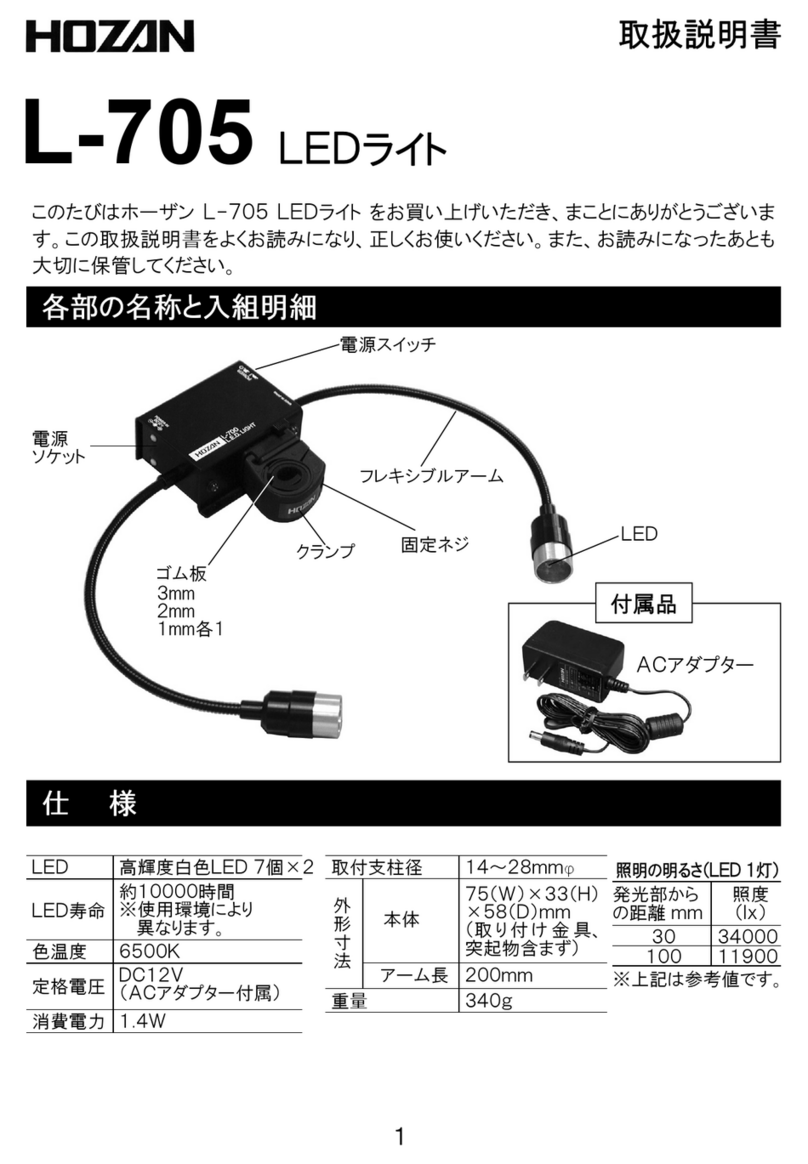 HOZAN L-705 instruction manual