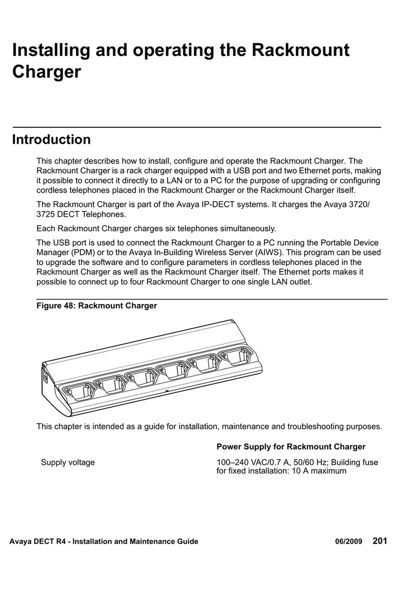 Avaya DECT R4 Installing and operating instructions