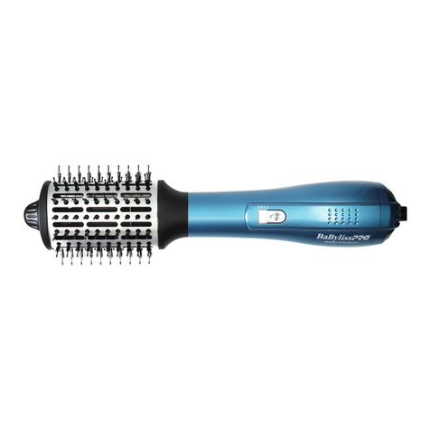 BaByliss PRO NANO TITANIUM BNTHB250A quick start guide