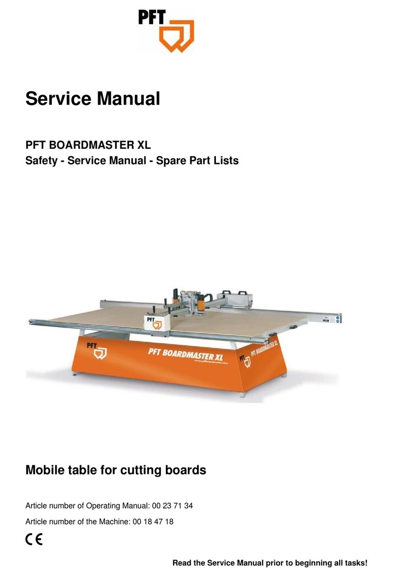 PFT BOARDMASTER XL Service manual