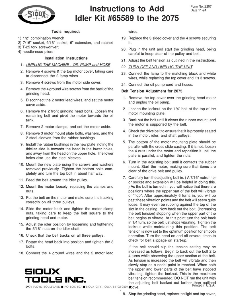 Sioux Tools 65589 User manual