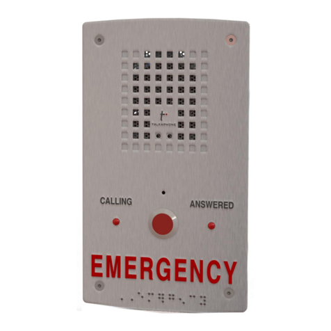 Talkaphone ETP-120 Series Installation & operation manual