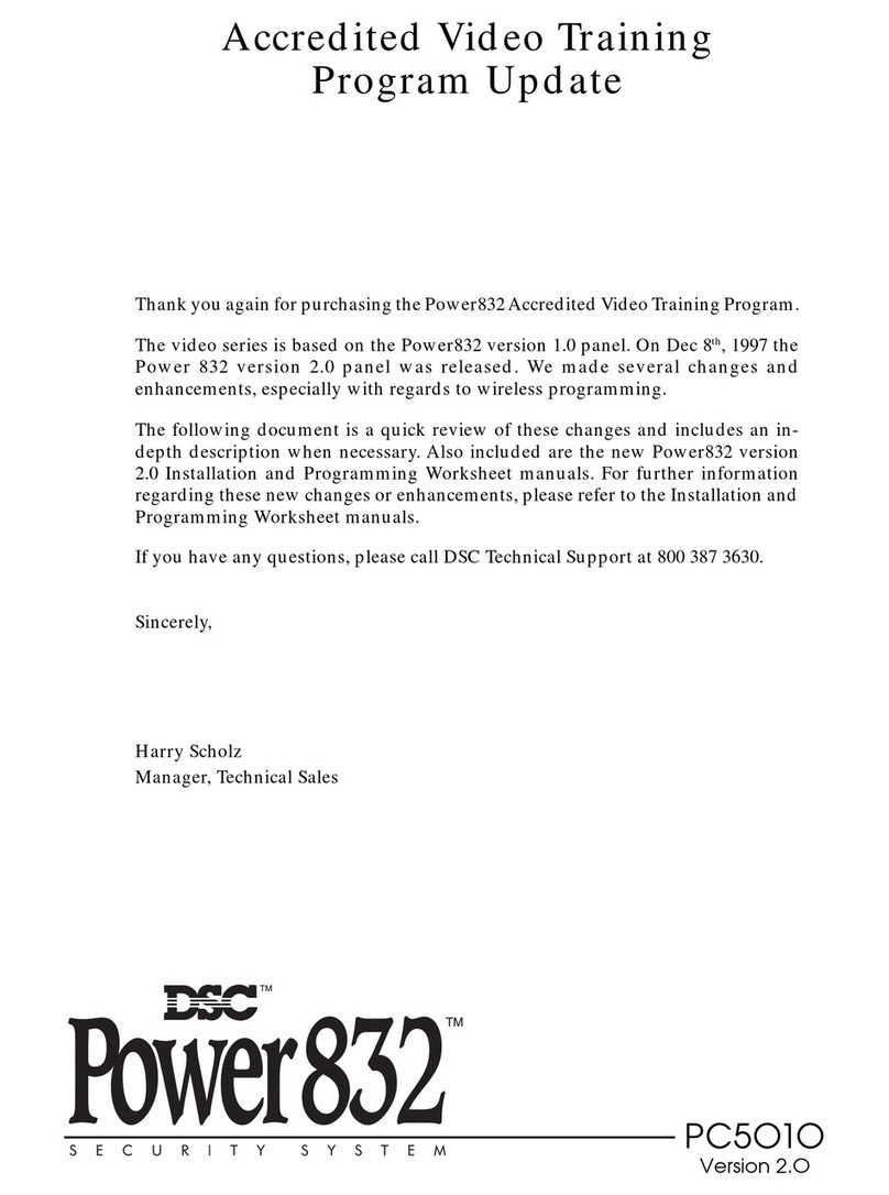DSC Power832 Program Update Procedure