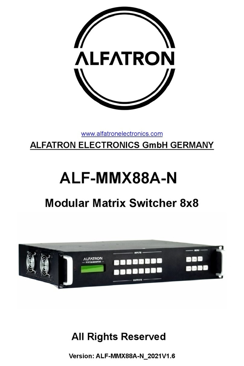 ALFAtron ALF-MMX88A-N user manual