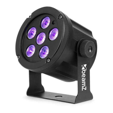 Beamz SLIMPAR 30UV quick start guide