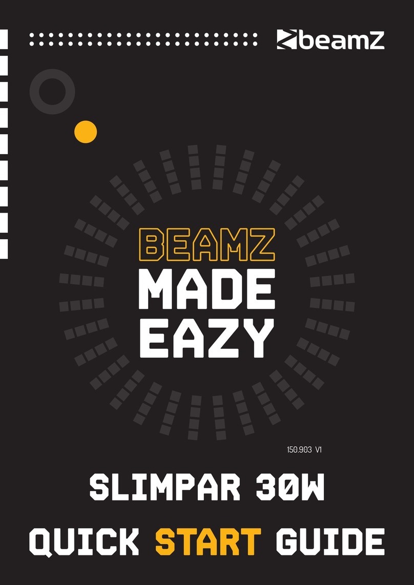 Beamz SLIMPAR 30W User manual