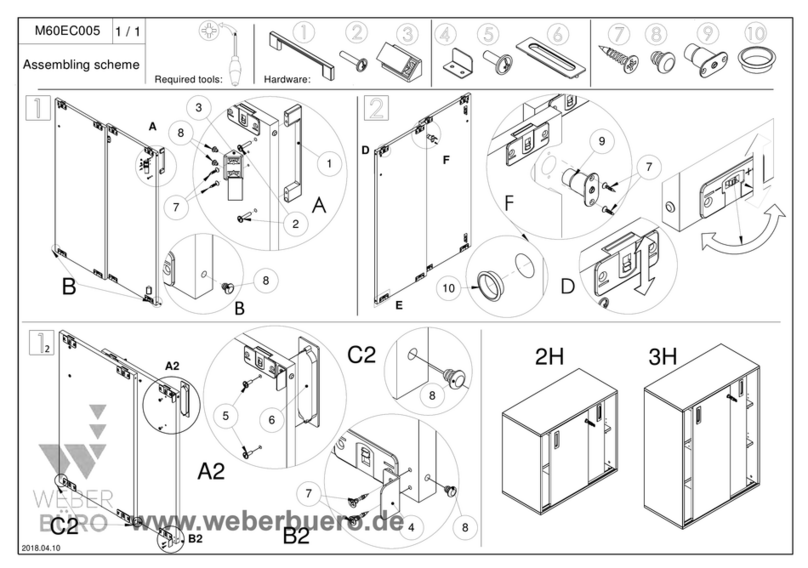 WEBER Buro Choice C2S080 Assembly