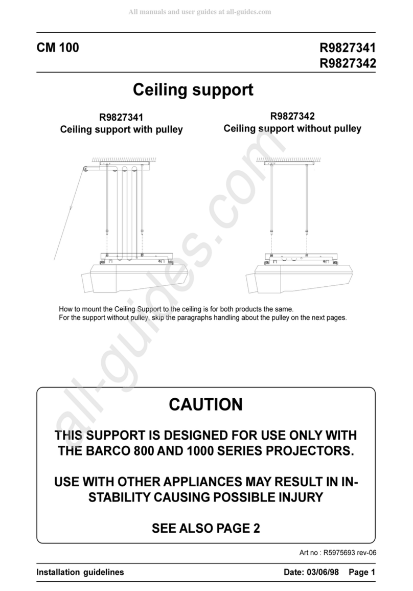 Barco CM 100 User manual