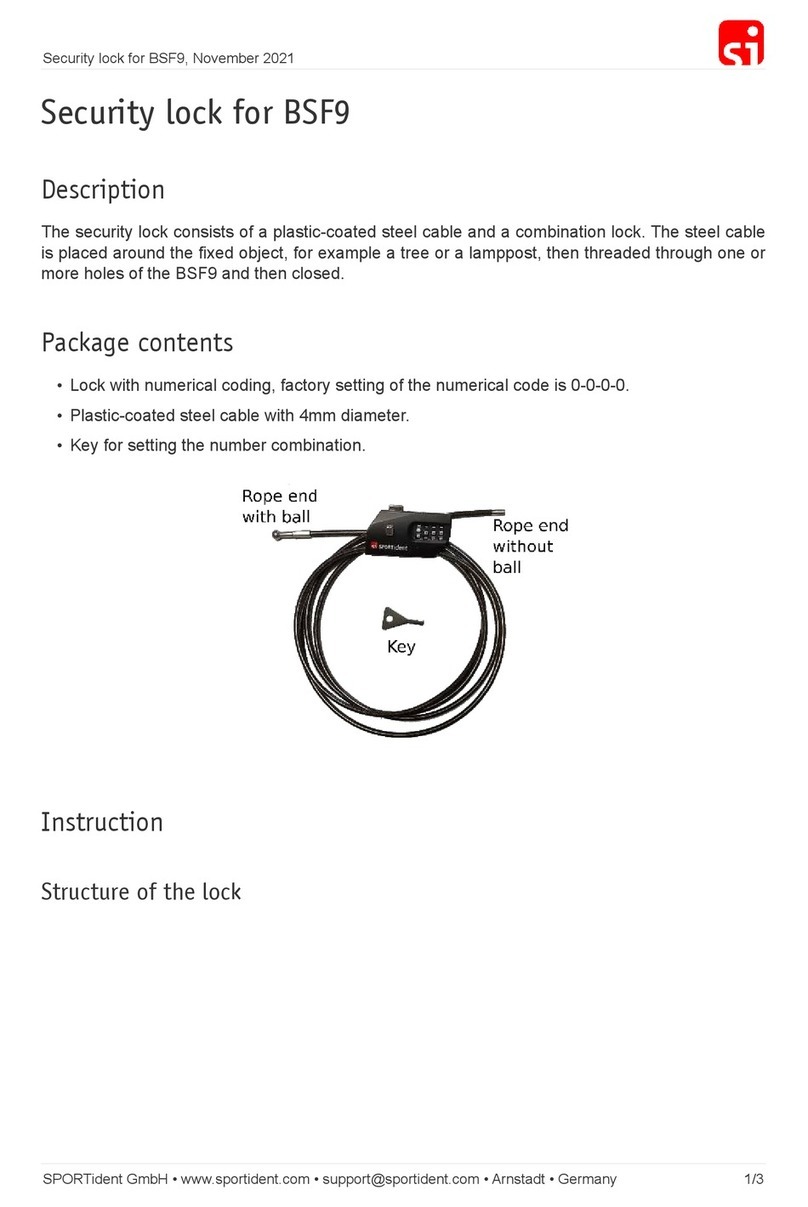 SI BSF9 quick start guide