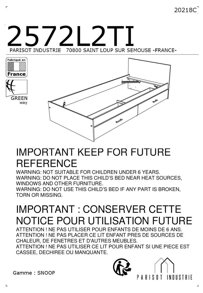 Parisot Industrie 2572L2TI manual