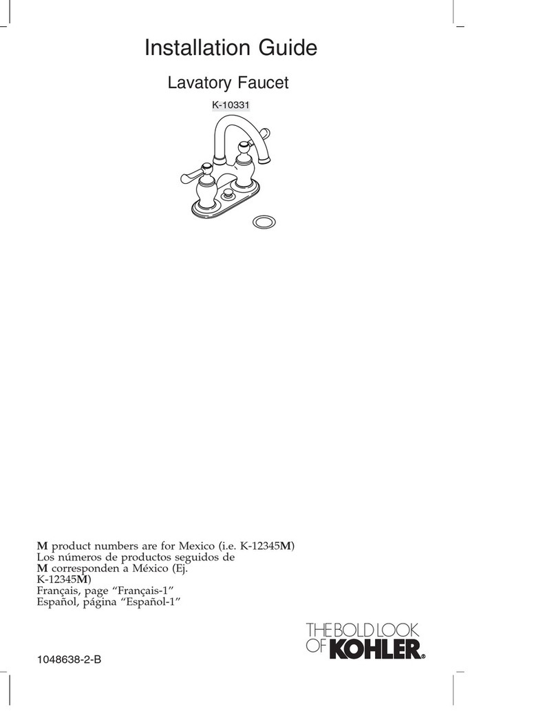 Kohler Lyntier K-10331 User manual