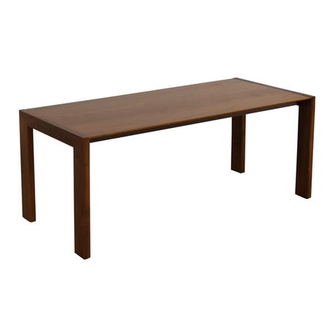 BluDot Second Best Dining Table Quick start guide