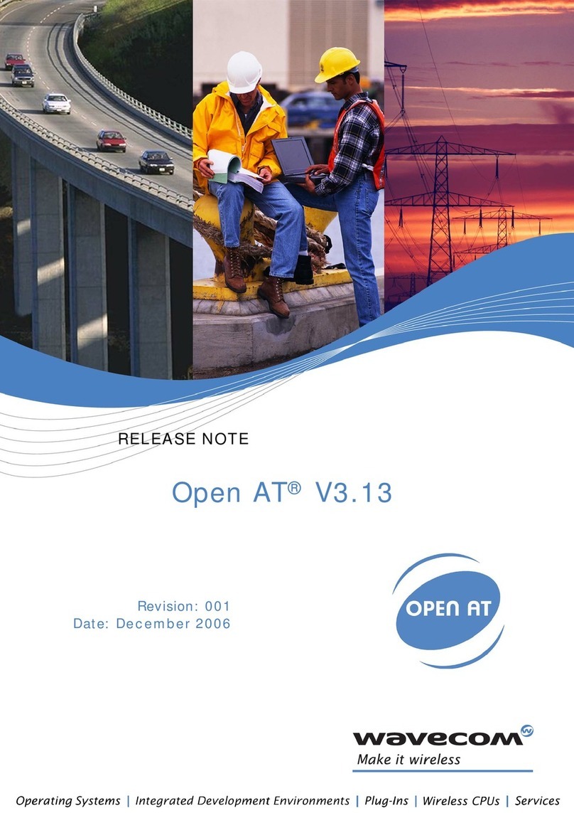 Wavecom Open AT V3.13 Instruction Manual