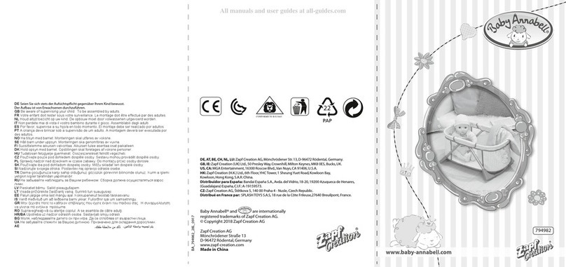 Zapf Creation Baby Annabell 794982 Assembly instructions