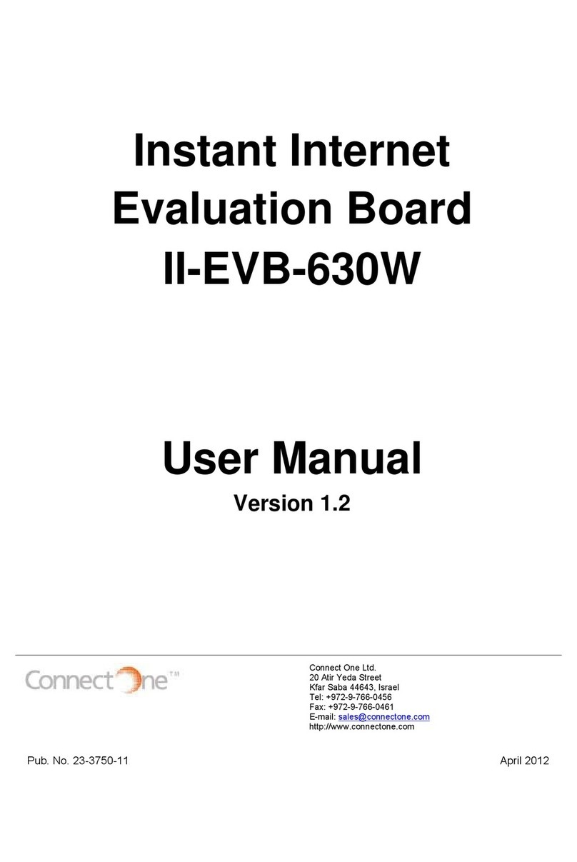 Connect One II-EVB-630W user manual