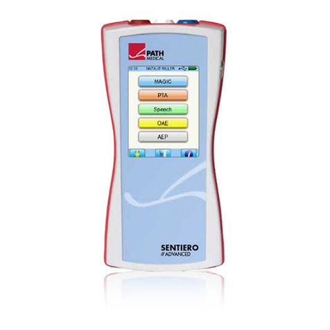 Path medical SENTIERO ADVANCED quick start guide