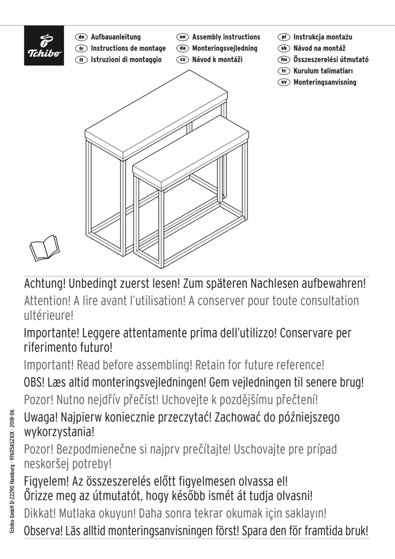 Tchibo 366 156 Assembly instructions