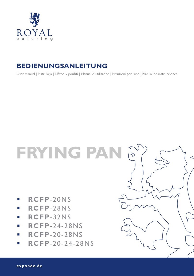 Expondo Royal Catering RCFP-20NS user manual