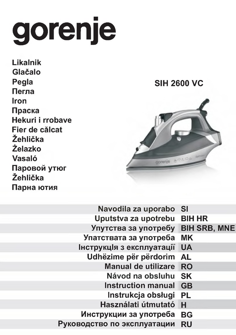 Gorenje SIH 2600 VC User manual