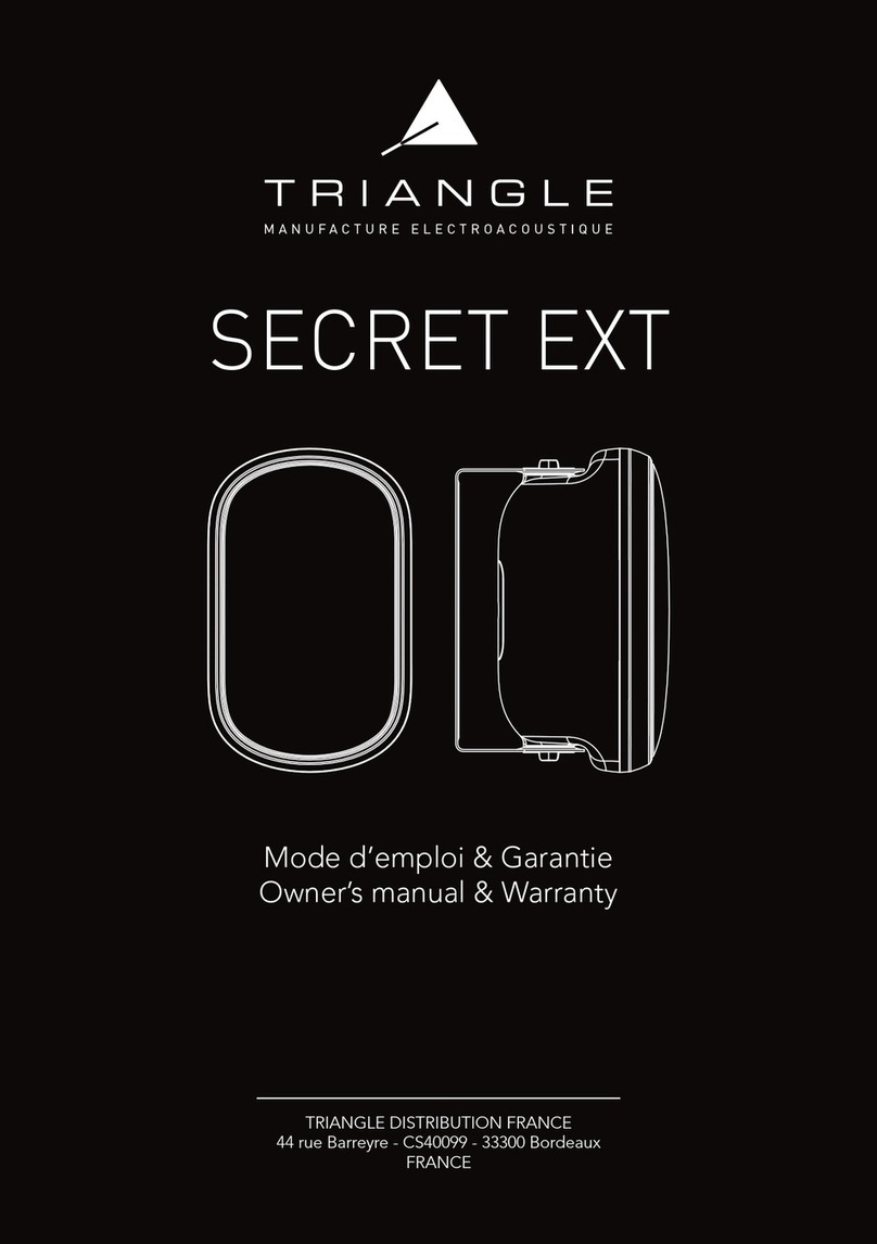 TriangleTube SECRET EXT User manual