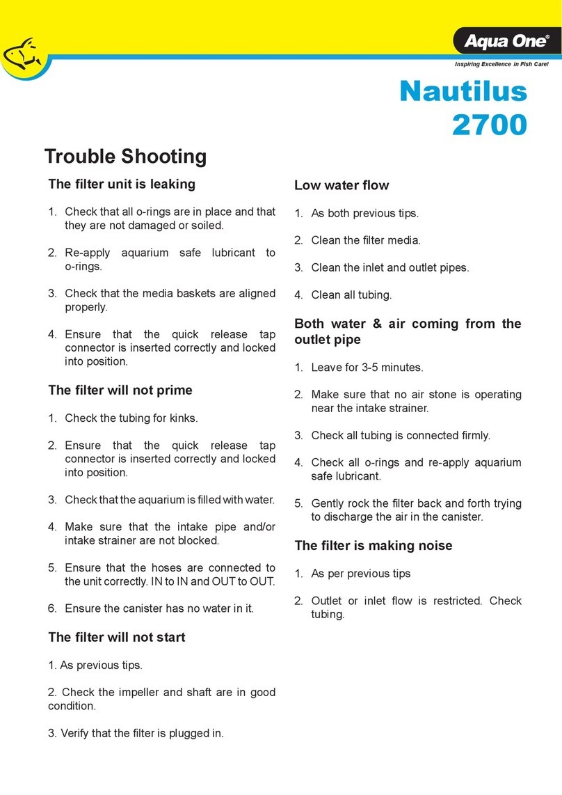 Aqua One Nautilus 2700 Operating instructions