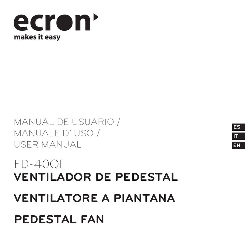 ECRON FD-40QII User manual ECRON FD-40QII User manual