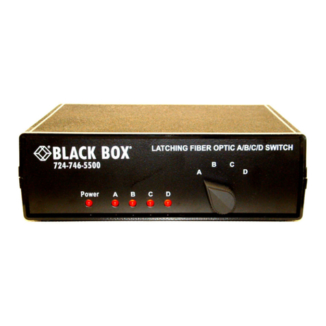 Black Box SW1005A User manual