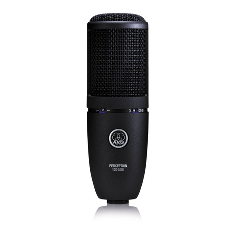 AKG PERCEPTION 120 USB User manual