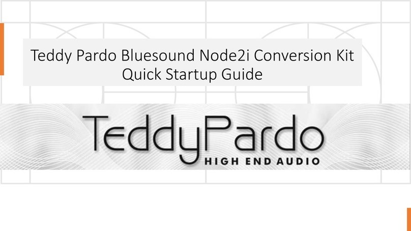 TeddyPardo Bluesound Node2i Quick start up guide