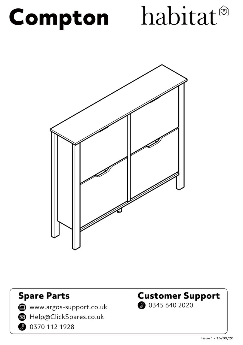 Habitat Compton 930/6712 Assembly instructions
