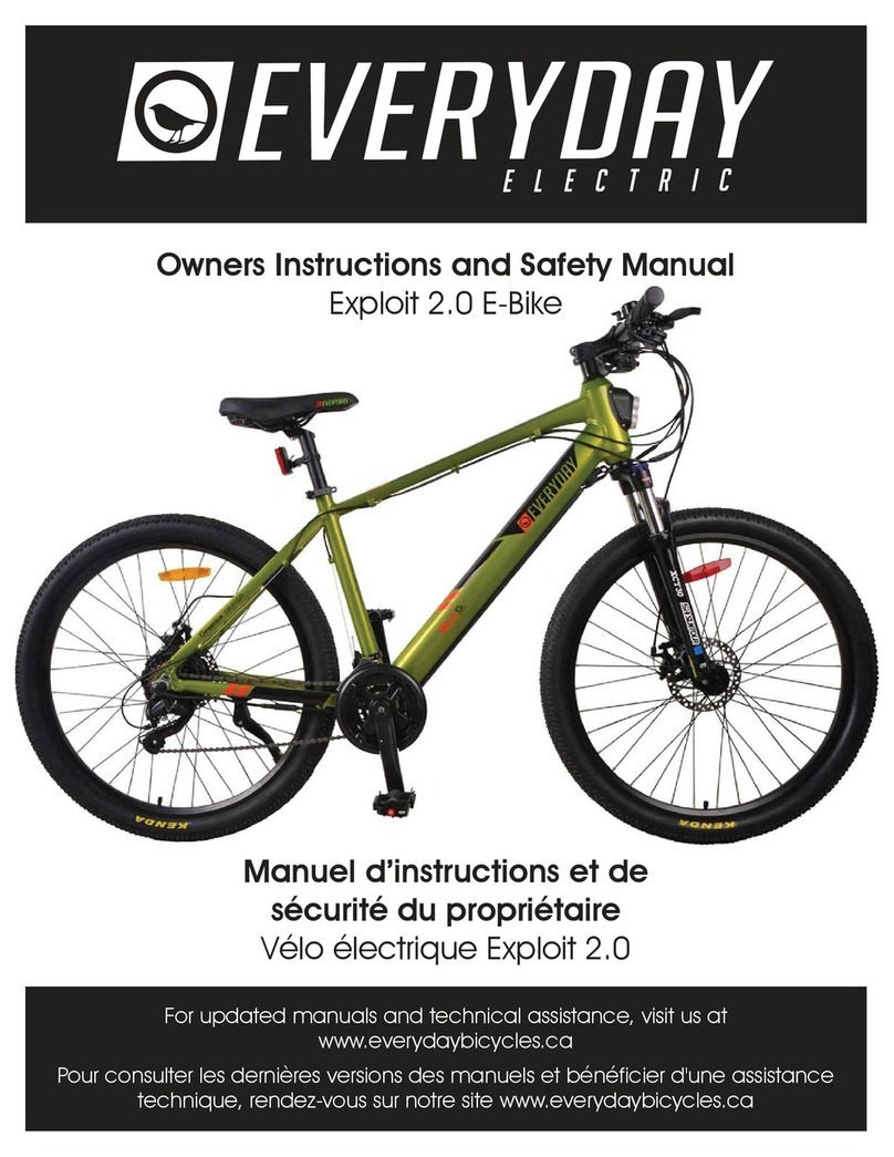 Everyday Exploit 2.0 E-Bike Owner's instructions