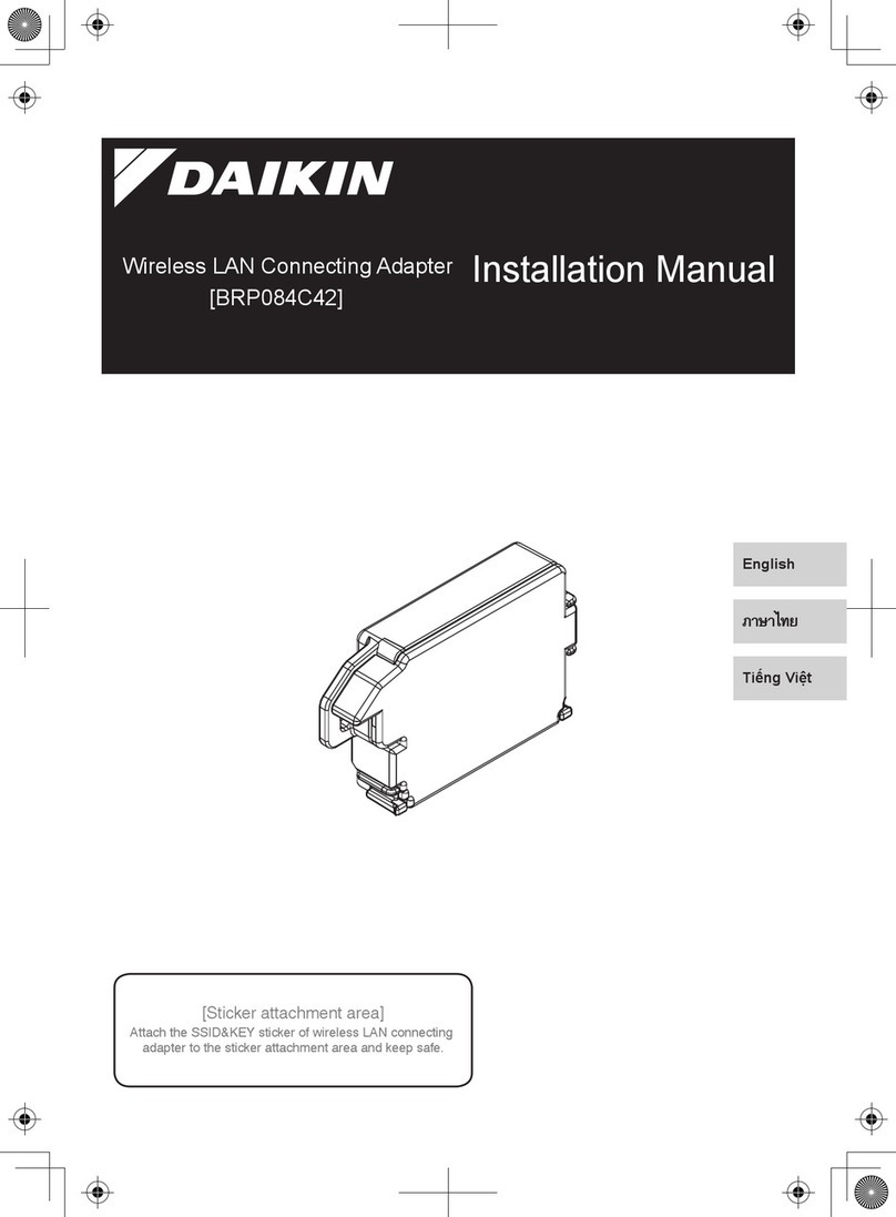 Daikin BRP084C42 User manual