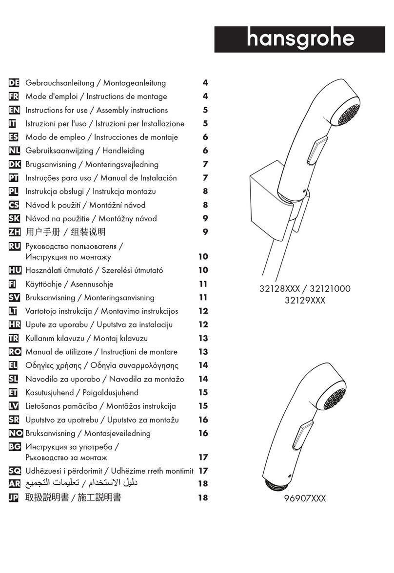 Hans Grohe 32128 Series Manual
