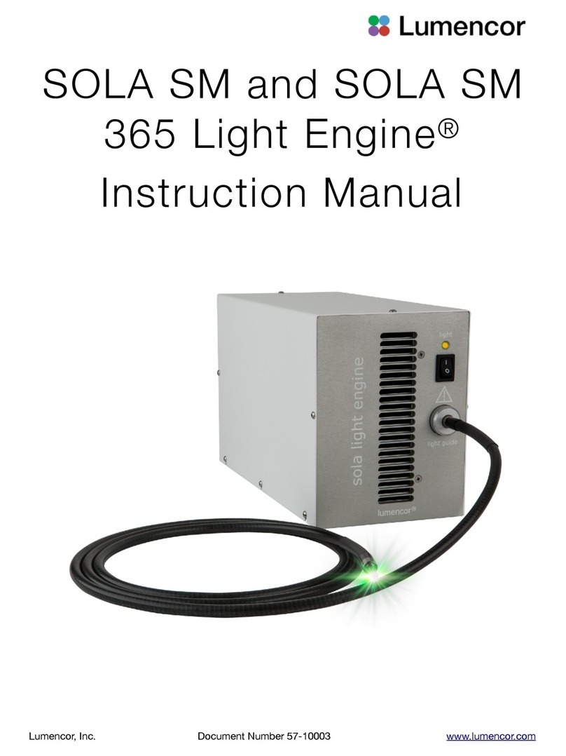 Lumencor SOLA SM User manual