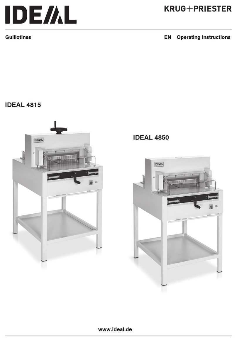 KRUG+PRIESTER IDEAL 4815 operating instructions
