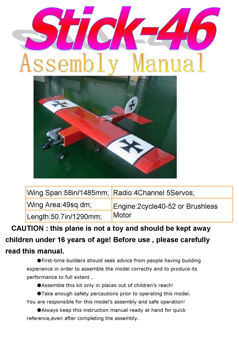 Flight Model F070 Stick-46 Assembly manual Flight Model F070 Stick-46 Assembly manual