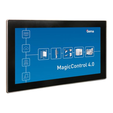 Gema MagicControl 4.0 Operating instructions and spare parts list Gema MagicControl 4.0 Operating instructions and spare parts list