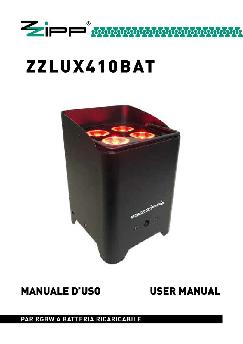 Zzipp ZZLUX410BAT user manual