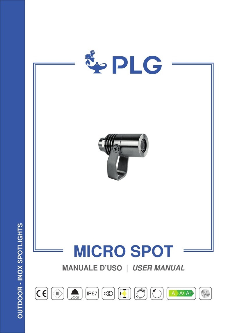 PLG MICRO SPOT user manual