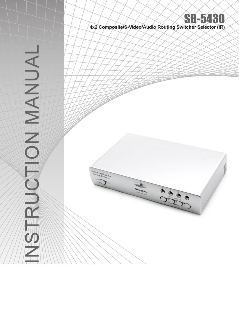 Shinybow USA SB-5430 instruction manual