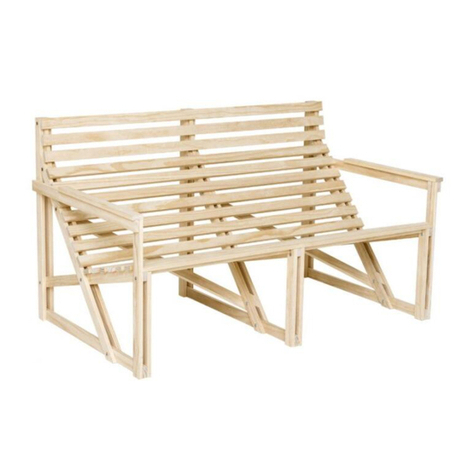Weltevree PATIOBENCH 2-3 SEATER manual