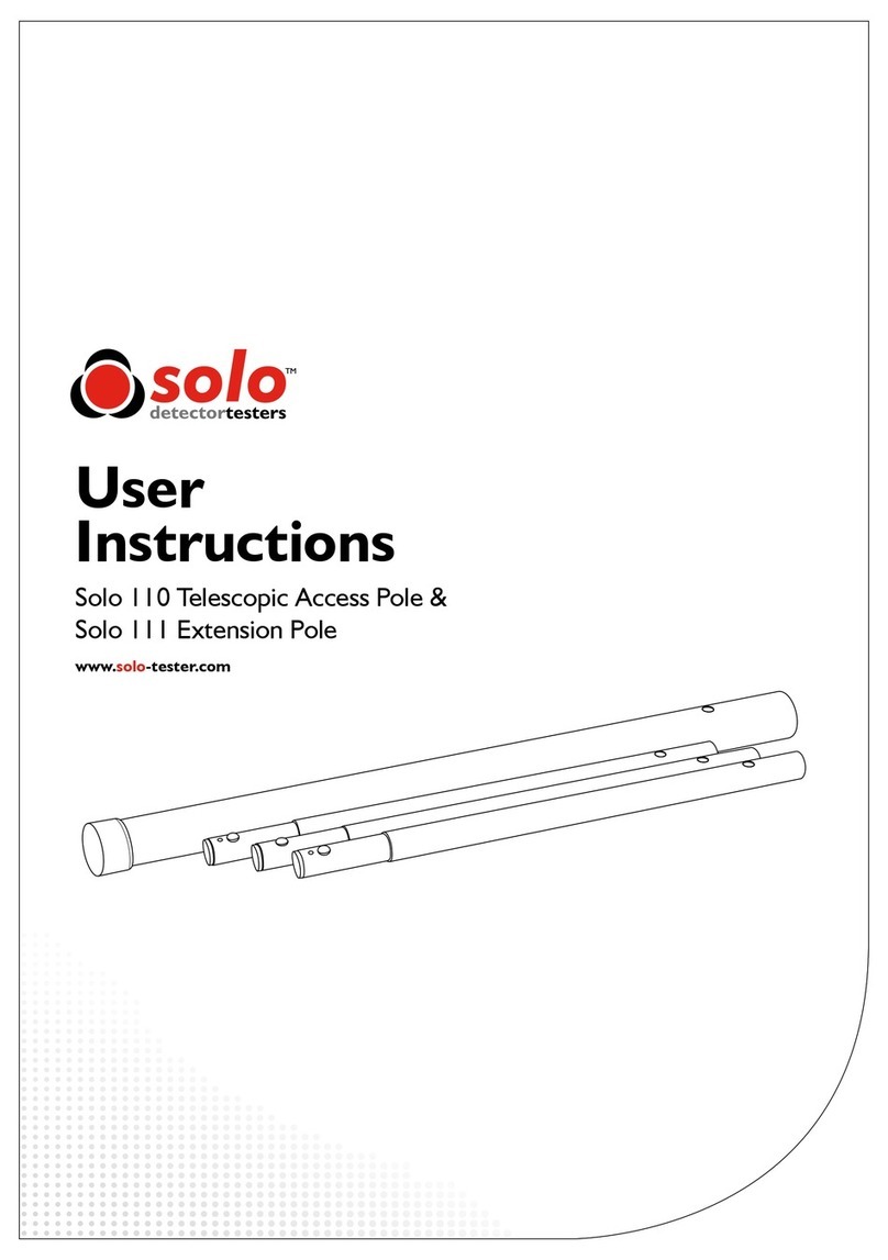 Solo 110 Telescopic Access Pole User instructions