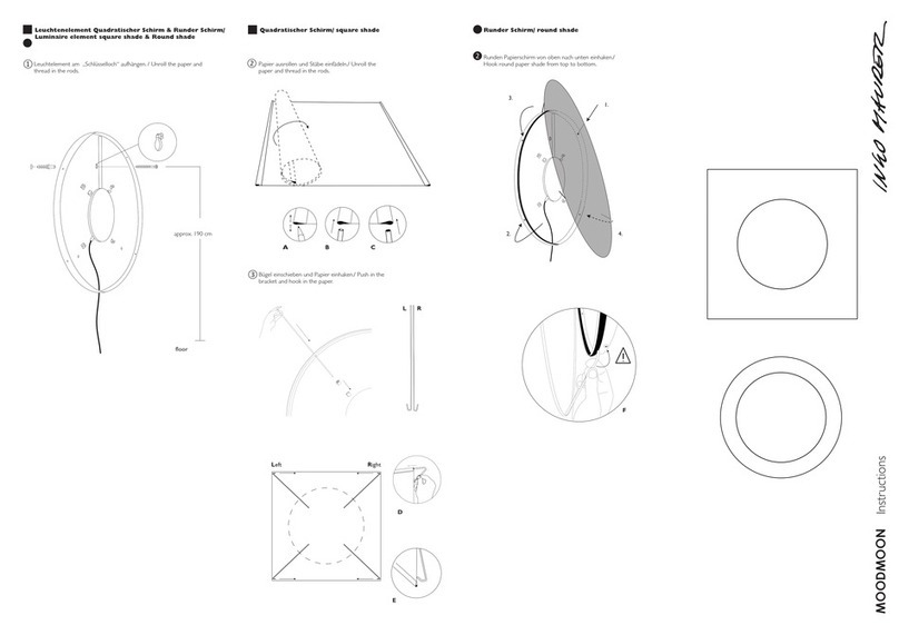 Ingo Maurer MOODMOON instructions Ingo Maurer MOODMOON instructions