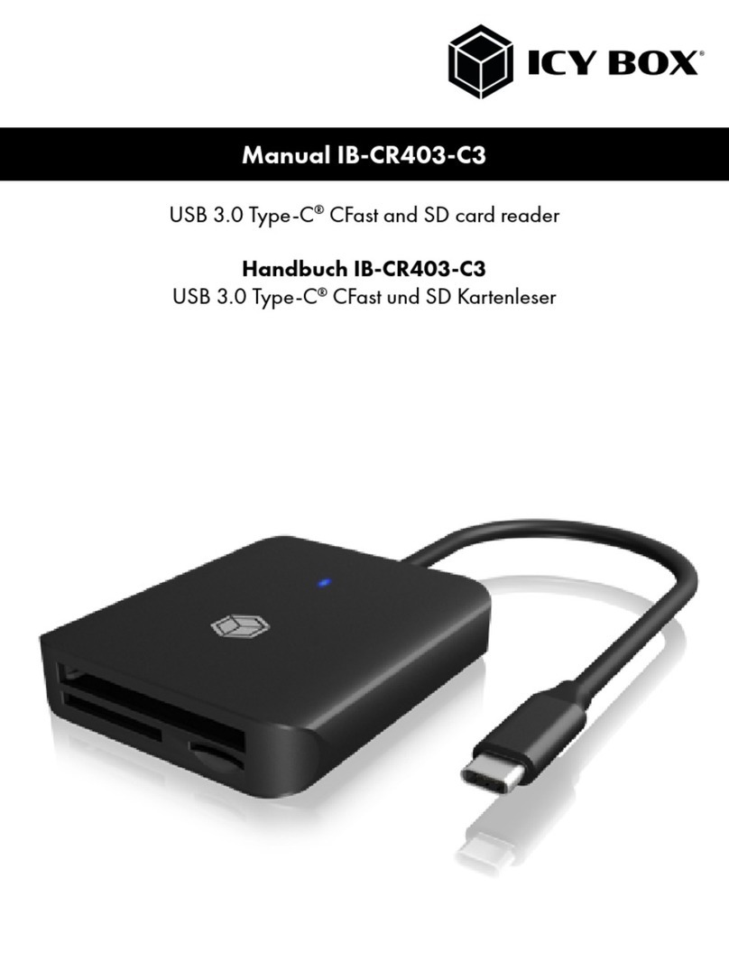 Icy Box IB-CR403-C3 manual