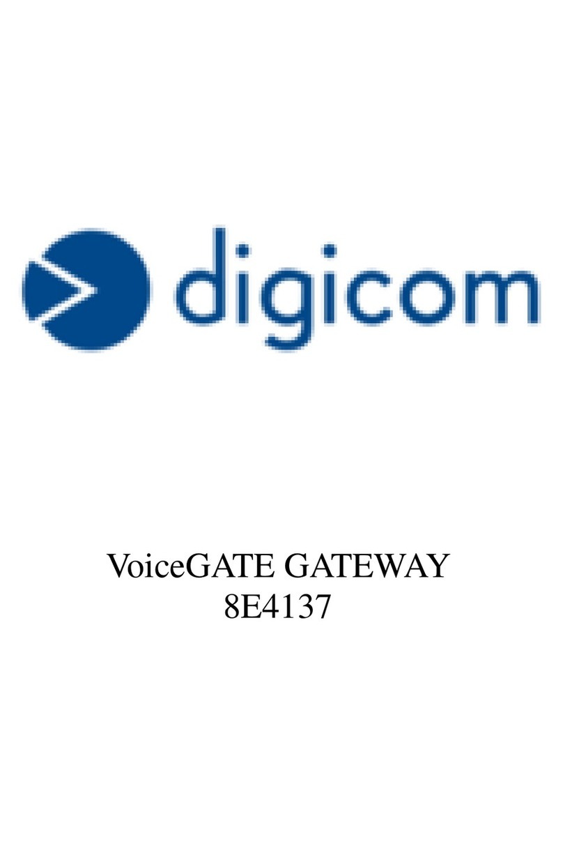 Digicom VoiceGATE 8E4137 User manual