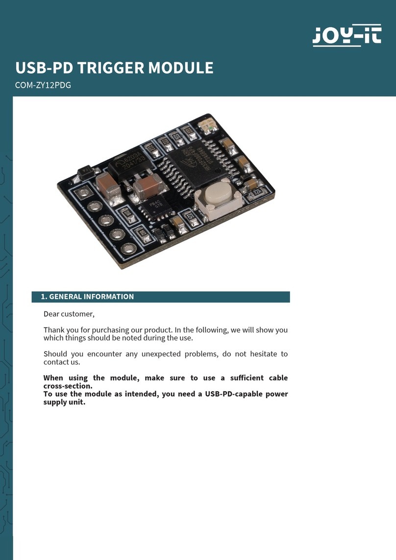 Joy-it COM-ZY12PDG manual